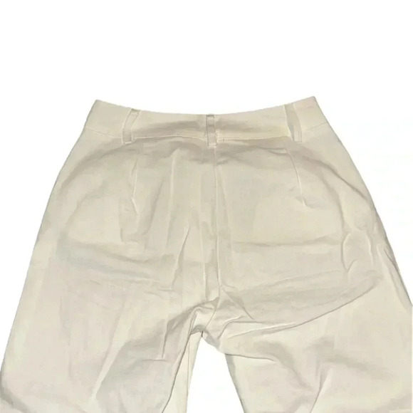 Flare leg white pants woman’s y2k waist 13.5, rise 9, inseam 29 - Picture 4 of 6